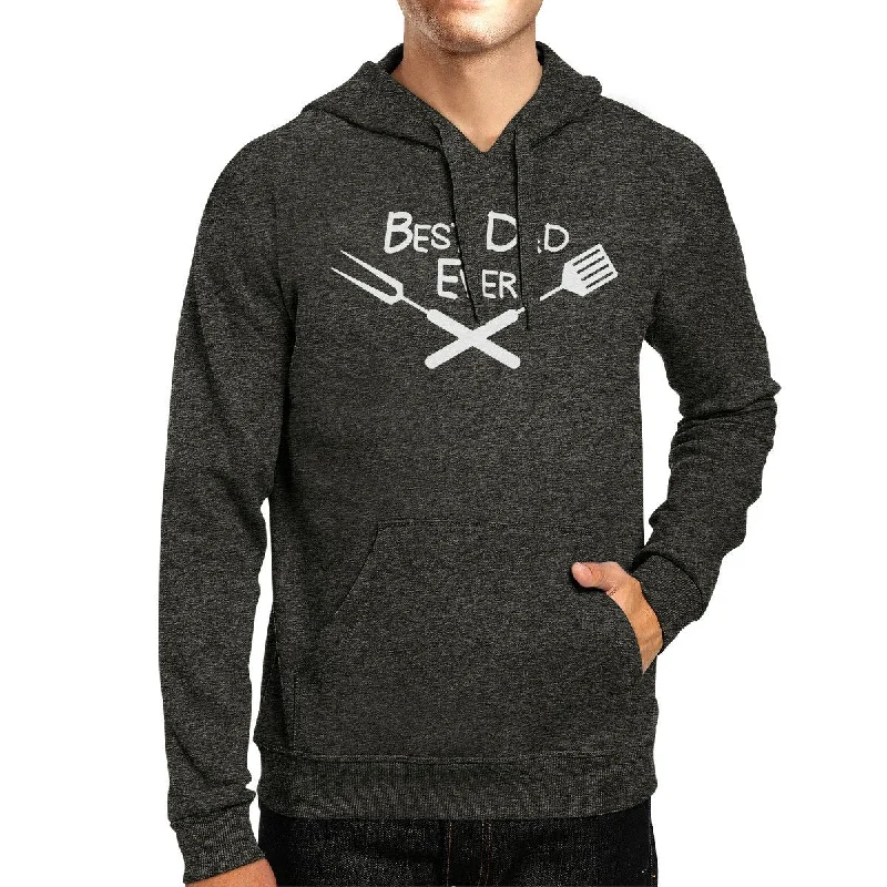 Best Bbq Dad Dark Grey Unisex Hoodie Pullover