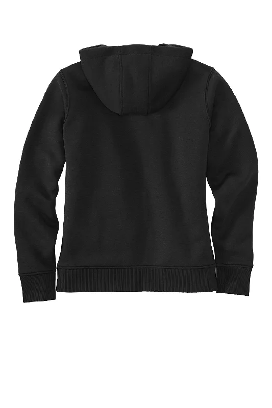 Carhartt Womens Clarksburg Full Zip Hooded Sweatshirt Hoodie - Black