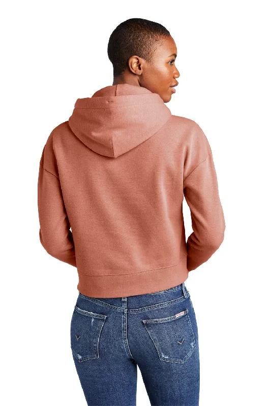 District Womens V.I.T. Fleece Hooded Sweatshirt Hoodie - Desert Rose