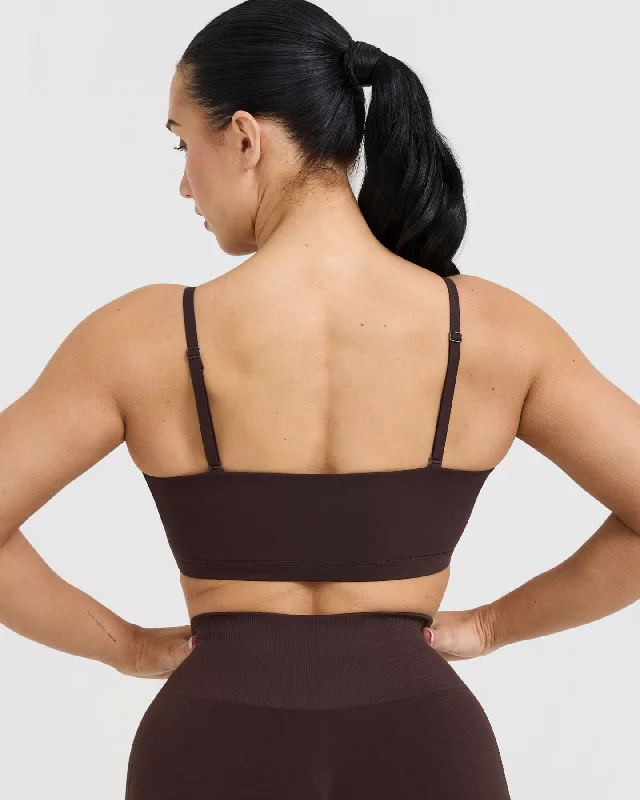 Everyday Bandeau Bralette | Plum Brown