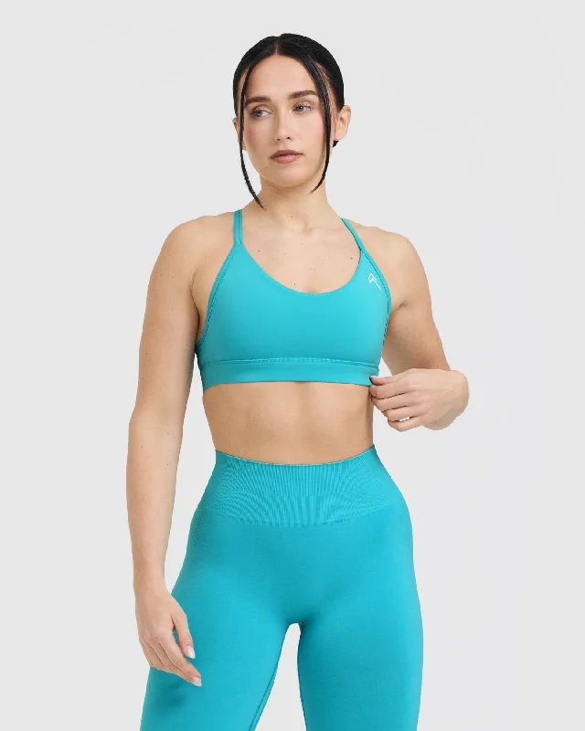 Everyday Sports Bra | Aqua Blue