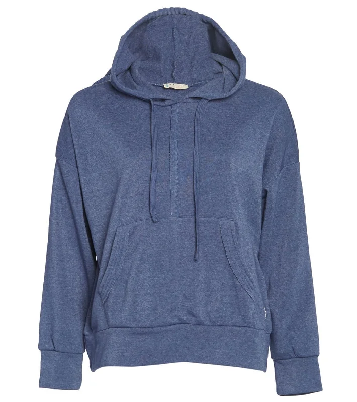 Free People Work It Out Hoodie Indigo