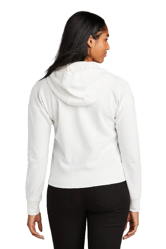 New Era Womens STS Full Zip Hooded Sweatshirt Hoodie - Fan White