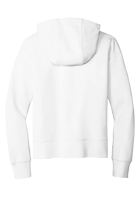 New Era Womens STS Full Zip Hooded Sweatshirt Hoodie - Fan White