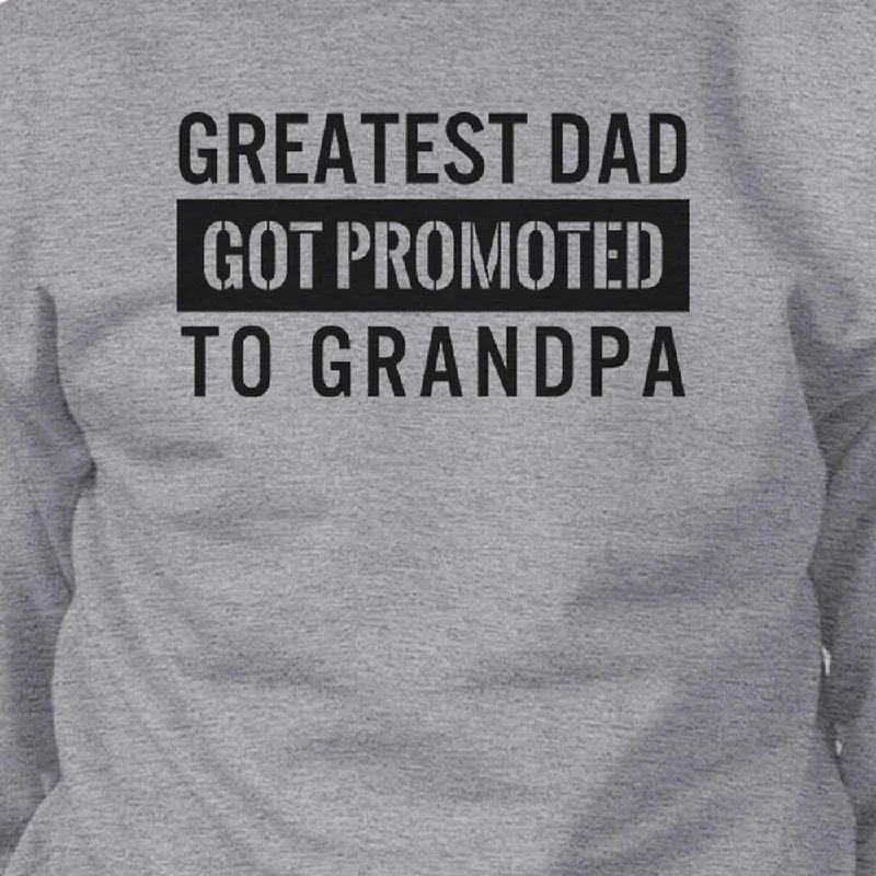 Promoted To Grandpa Grandpa Sweatshirt Funny