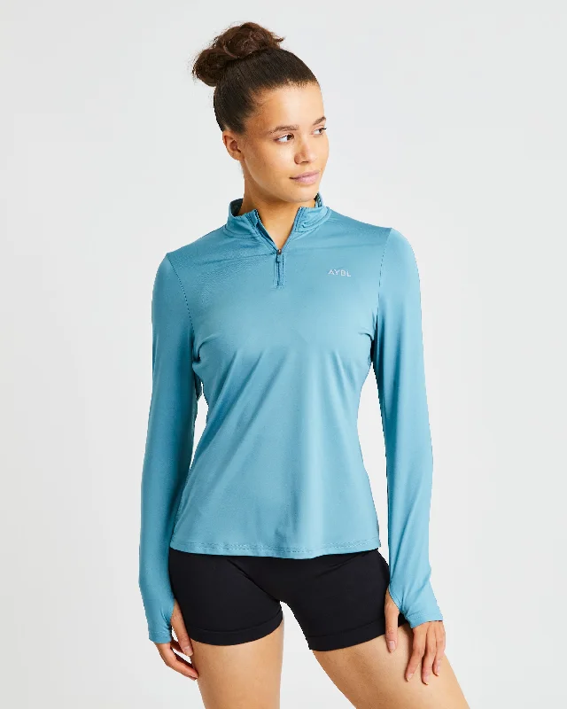 Strive 1/2 Zip Pullover - Teal