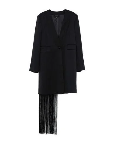 Mm6 Maison Margiela Women Overcoat Black 8 UK