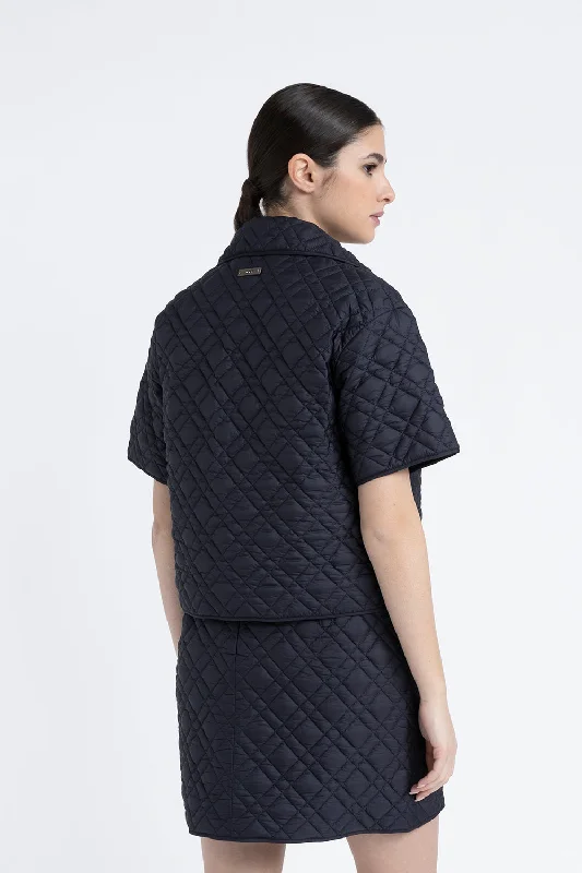 Quilted drip-proof jacket