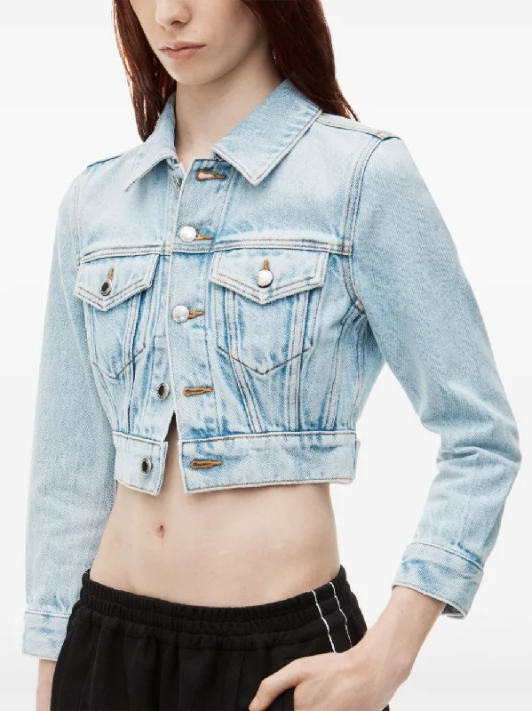 ALEXANDER WANG Women Shrunken Trucker Jacket