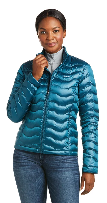 Ariat women’s ideal 3.0 down jacket - Iridescent Eurasian teal