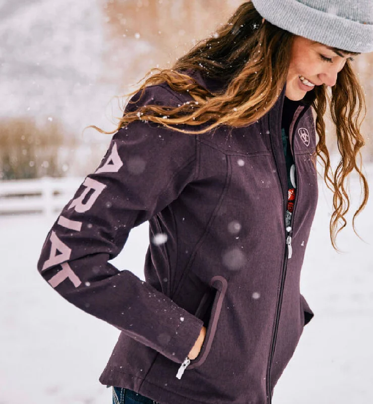 Ariat Women’s New Team Softshell Jacket - MULBERRY HEATHER