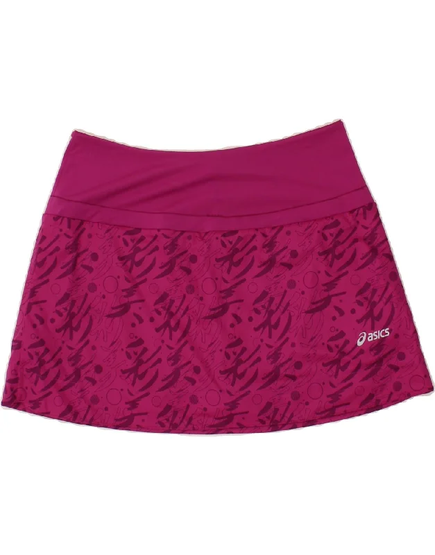 ASICS Womens Tennis Skirt UK 14 Large Pink