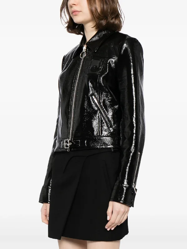 COURRÈGES Women Zipped Iconic Vinyl Jacket