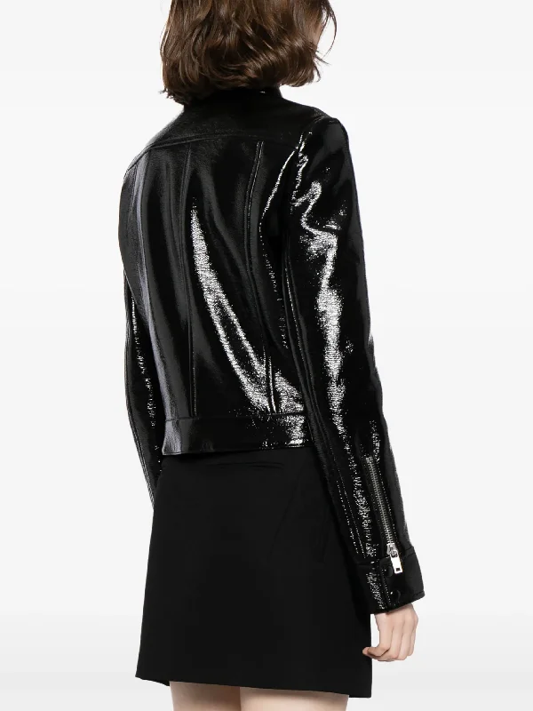 COURRÈGES Women Zipped Iconic Vinyl Jacket