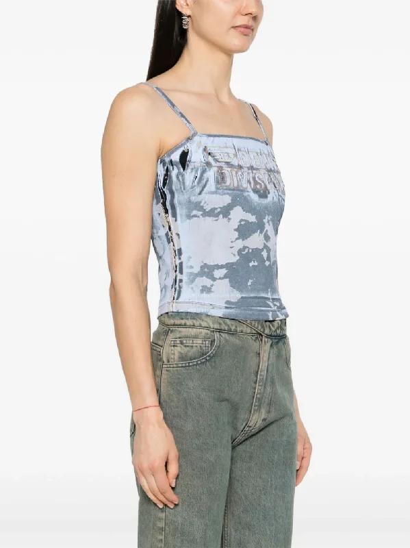 DIESEL Women Printed Strappy Top