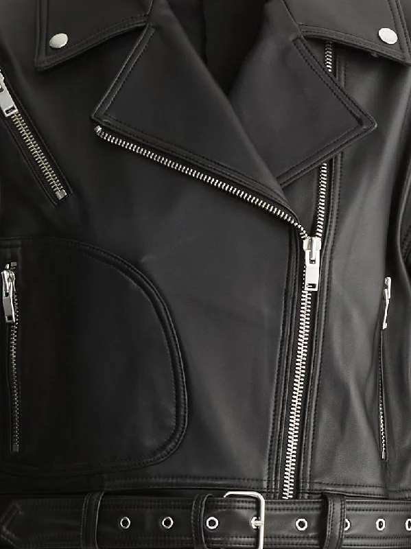 Grace Biker Jacket - Black