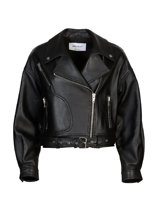 Grace Biker Jacket - Black