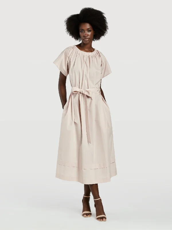 Poplin Midi Dress