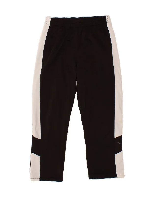 PUMA Womens Tracksuit Trousers Medium Black Colourblock