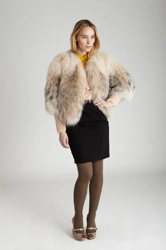 Sina Lynx Fur Bolero