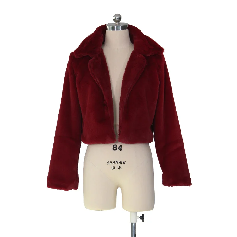 Sweater Short Jacket Velvet Coat