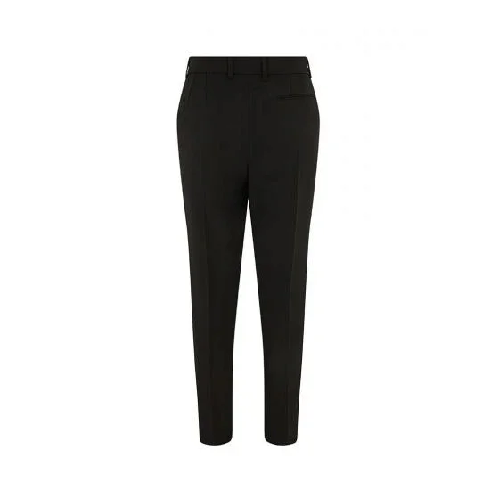 Tailored Cady Crepe Cigarette Trousers