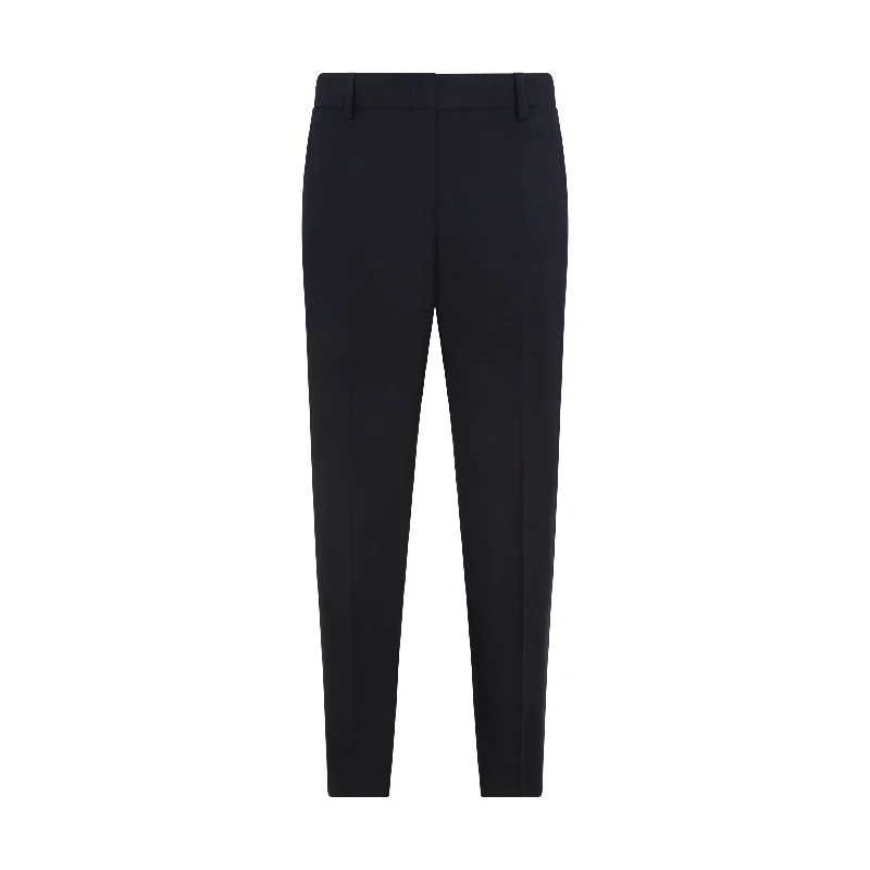 Tailored Cigarette Wool Trouser