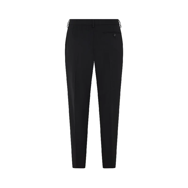 Tailored Cigarette Wool Trouser