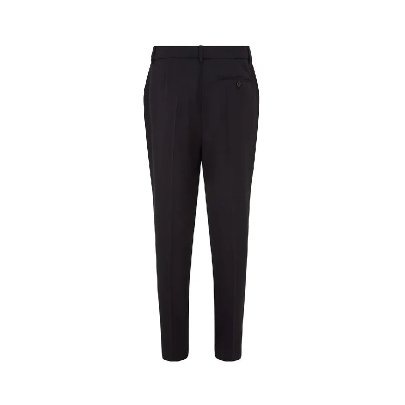 Tailored Hopsack Wool Trouser