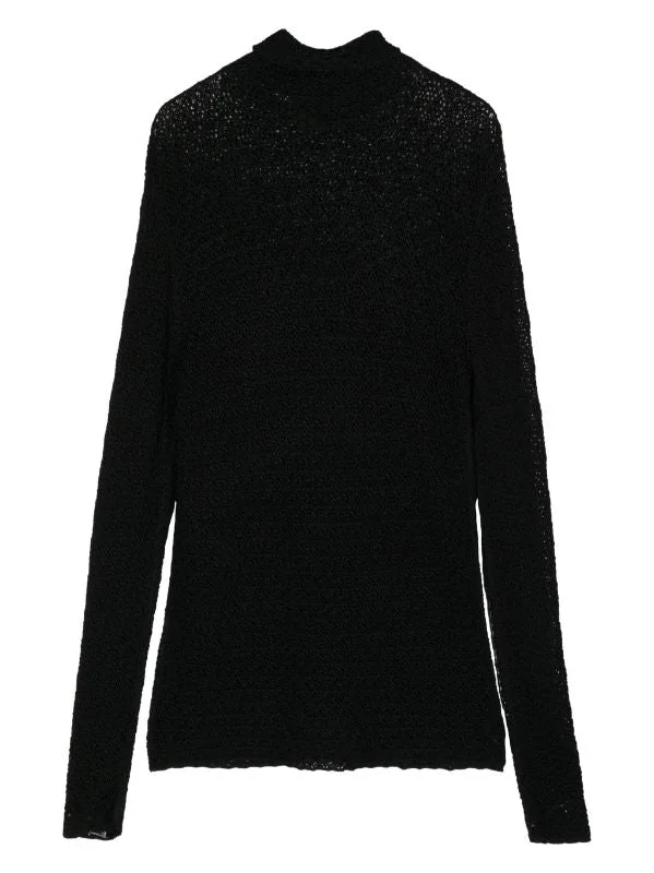 TOTEME Women High-neck Crochet Knit