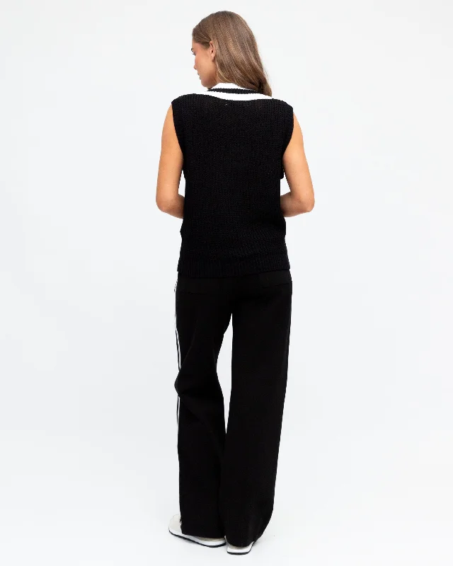 Ebby and I Regular Pants -Black/White