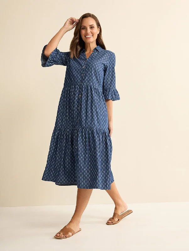 Indi Elbow Sleeve Dress