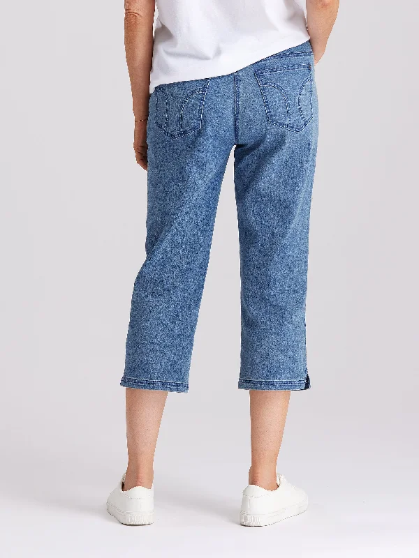 Intense Denim 3/4 Pant