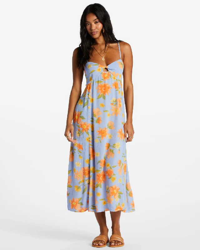 Last Sunset Midi Dress - Outta The Blue