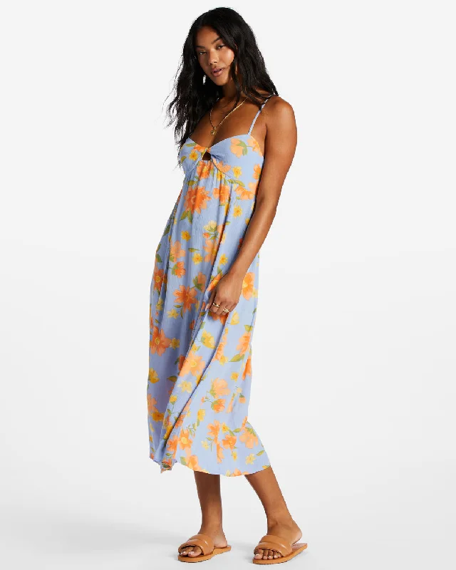 Last Sunset Midi Dress - Outta The Blue