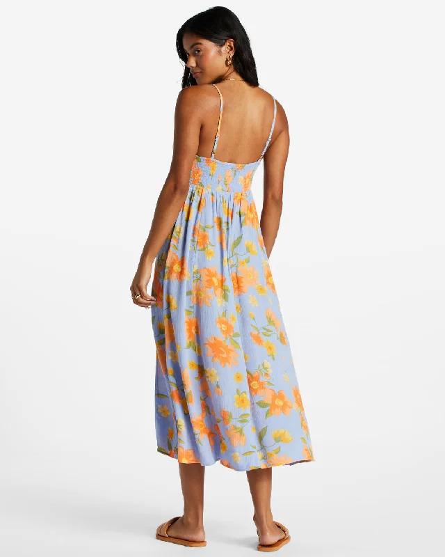 Last Sunset Midi Dress - Outta The Blue