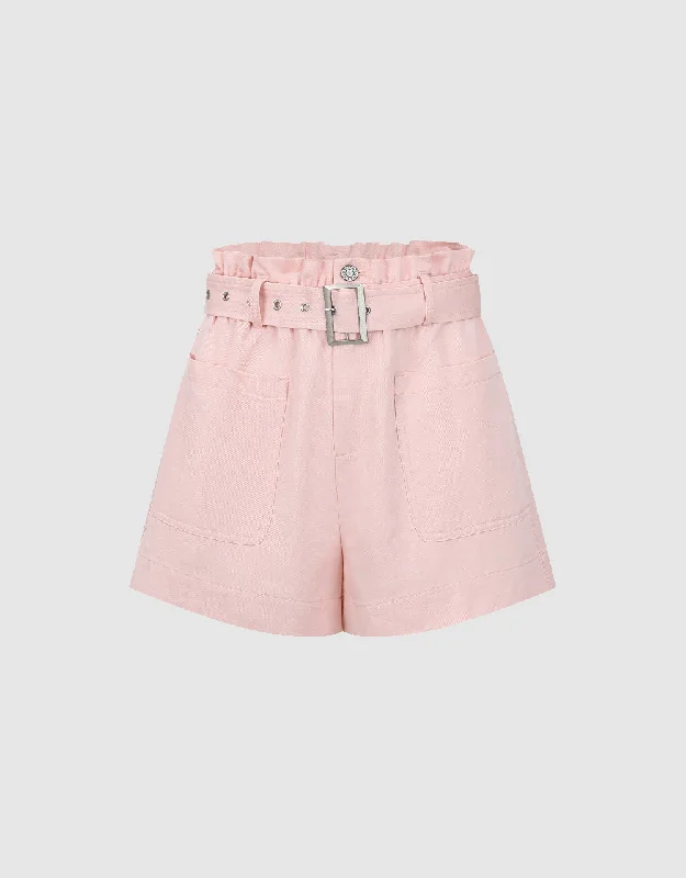 Loose Shorts With Belt