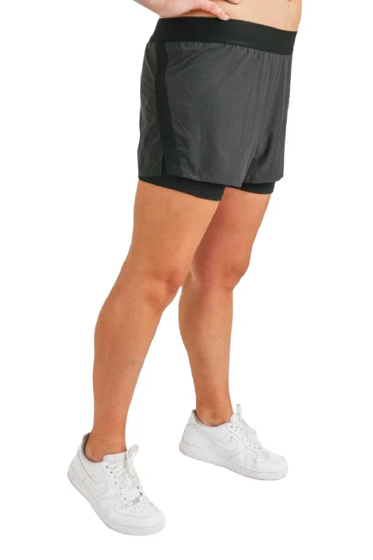 Mono B Two-Toned Shorts APH2981 and Plus