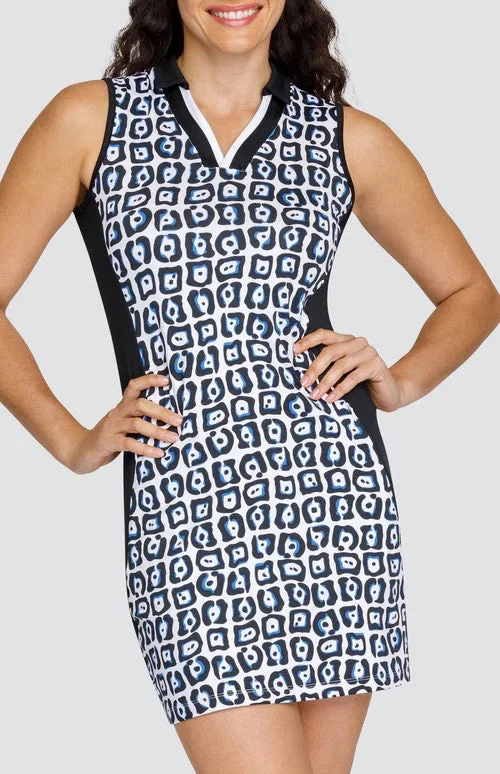 New Tail Activewear Indy 35"" Golf Dress - Jag Grid MSP$117