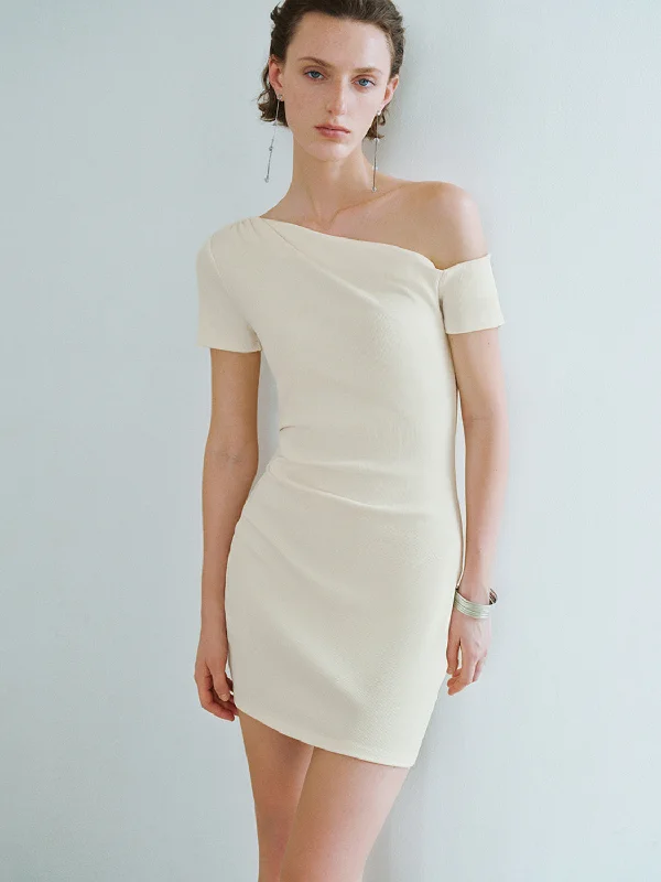 One Shoulder Skinny Dress