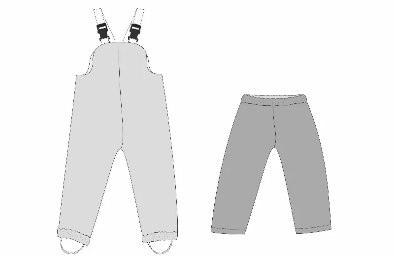 PDF Pattern - Free Range Fun Over Trousers - Adult Male/Straight Fit | Waves & Wild