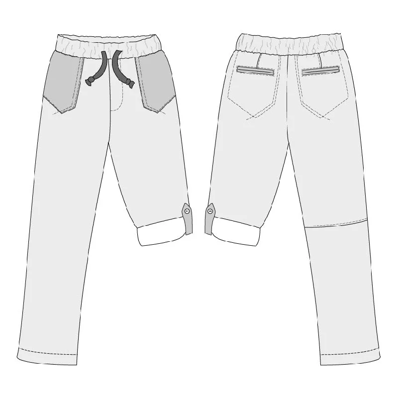 PDF Pattern - High Tide Trousers - Child | Waves & Wild