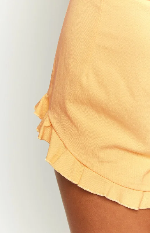 Petal Yellow Shorts