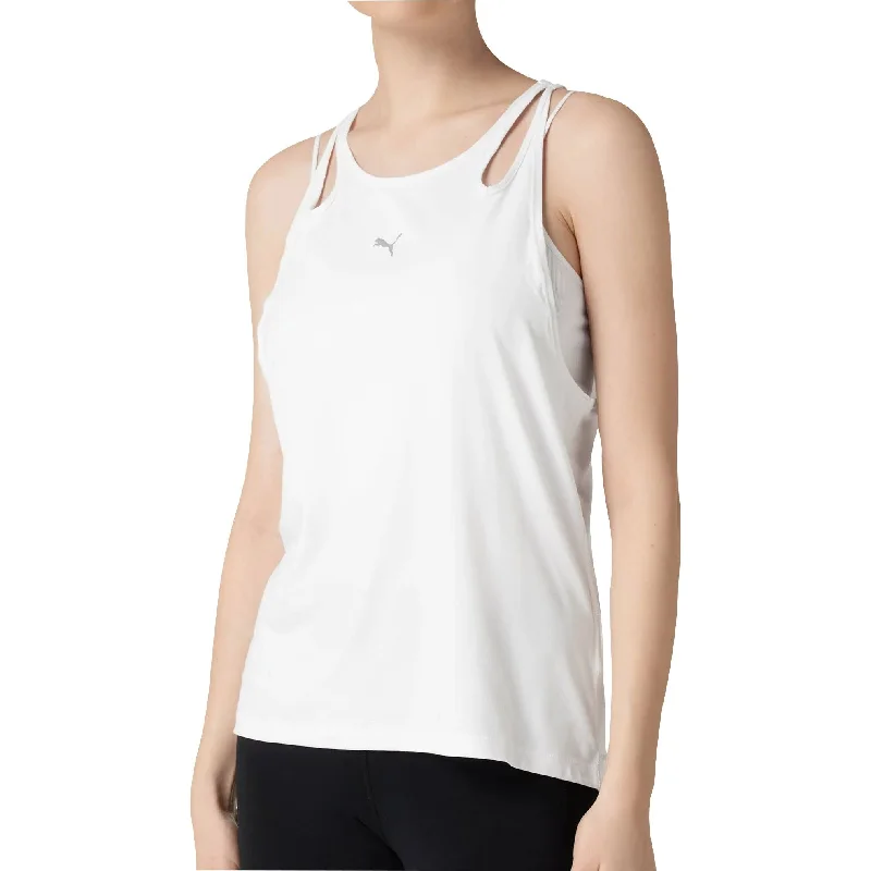 Puma Run Cloudspun Womens Running Vest Tank Top - White