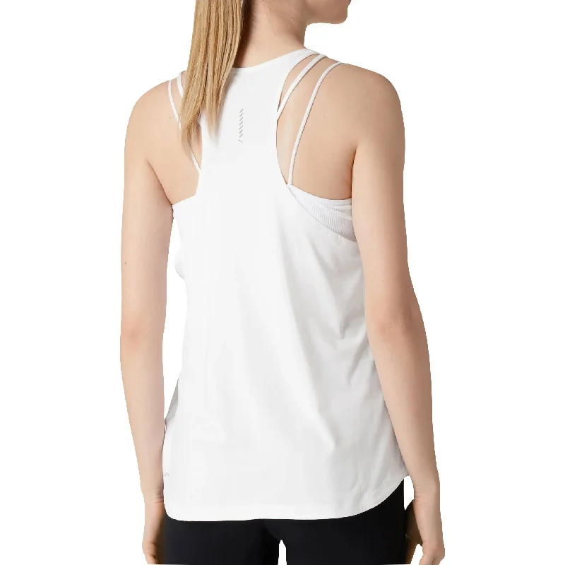 Puma Run Cloudspun Womens Running Vest Tank Top - White