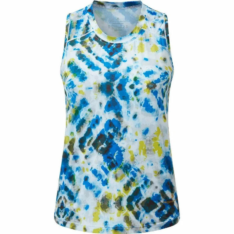 Ronhill Life Peace Womens Running Vest Tank Top - Blue