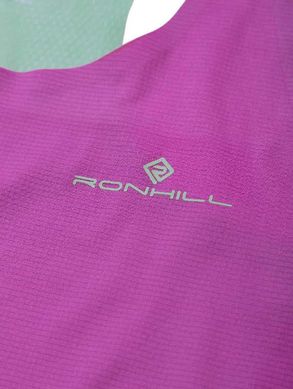 Ronhill Tech Race Womens Running Vest Tank Top - Pink