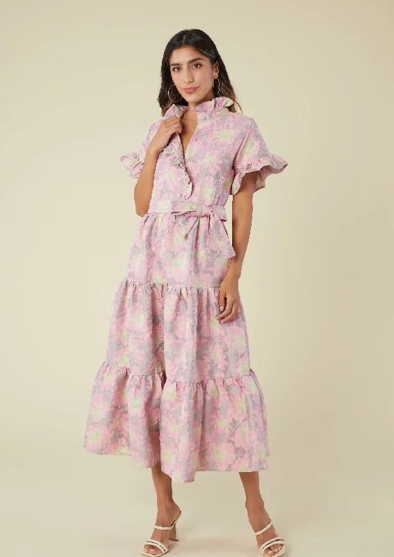 Sadie Maxi Dress Paradise Jacquard