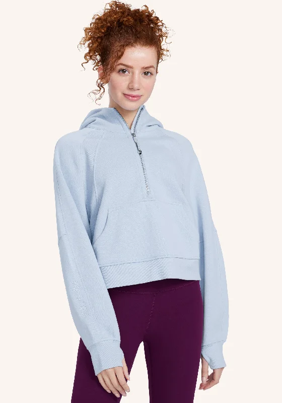 Scuba Oversized Half-Zip Hoodie