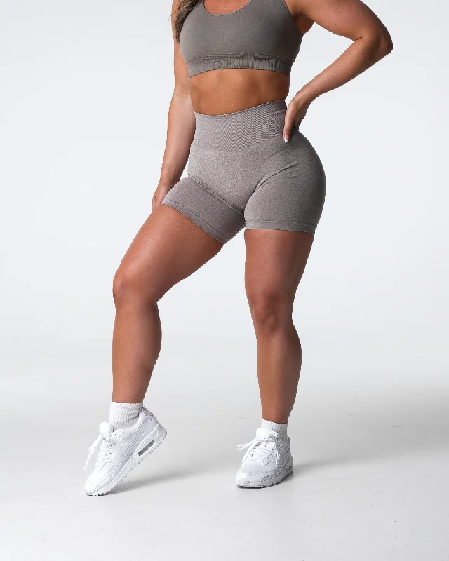 Taupe Pro Seamless Shorts